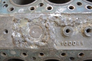Geschweißter Motorblock